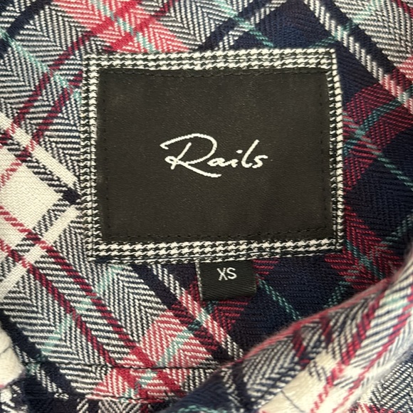 Rails XS women’s button up EUC - Picture 2 of 3
